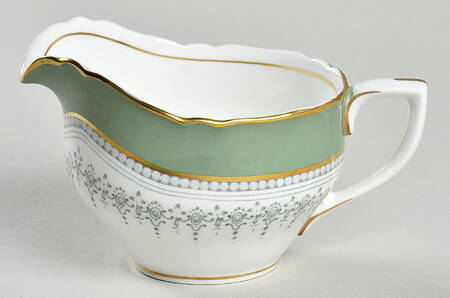 Regency Green and Gray (Newer) Mini Creamer