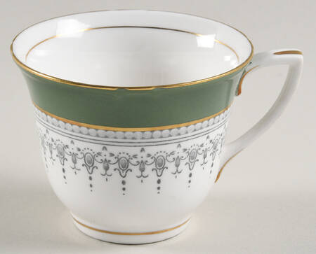 Regency Green and Gray (Newer) Flat Demitasse Cup
