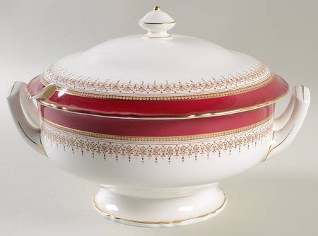 Regency Ruby Tureen &  Lid