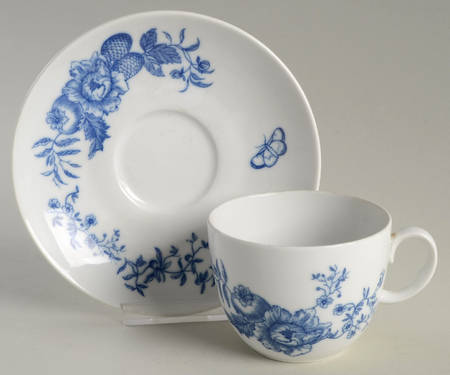 Rhapsody Flat Cup & Saucer Set