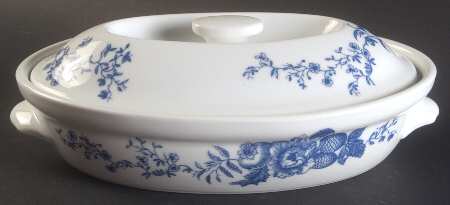 Rhapsody 1 Quart Oval Covered Casserole