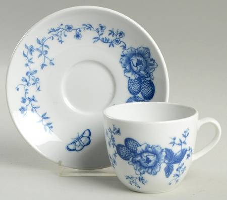 Rhapsody Flat Demitasse Cup & Saucer Set