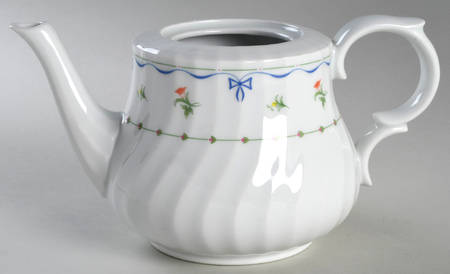 Ribbons & Bows Teapot No Lid