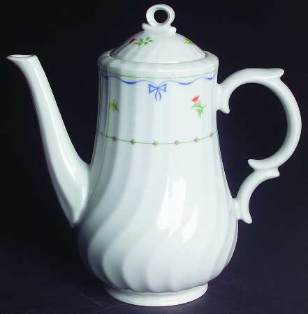 Ribbons & Bows Coffee Pot & Lid