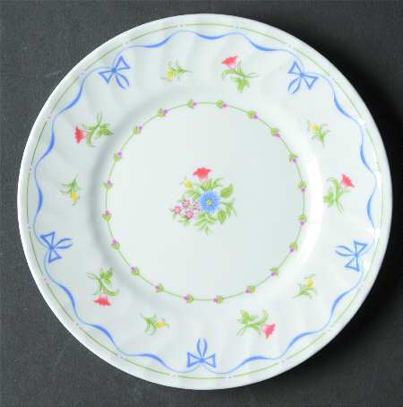 Ribbons & Bows Bread & Butter Plate