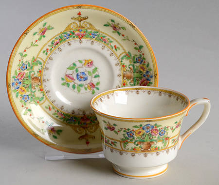 Riviera Footed Demitasse Cup & Saucer Set