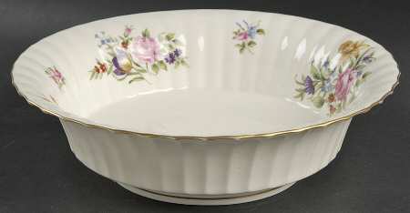 Roanoke Cream 9" Round Vegetable Bowl