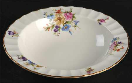 Roanoke Cream Rim Cereal Bowl