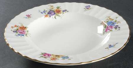 Roanoke Cream Rim Soup Bowl