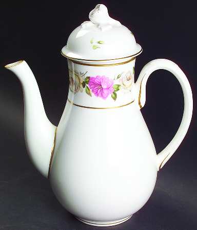 Royal Garden (Solid Inner Rings) Coffee Pot & Lid