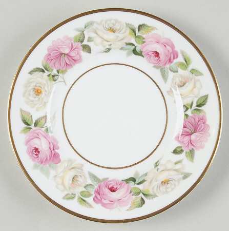 Royal Garden (Solid Inner Rings) Bread & Butter Plate