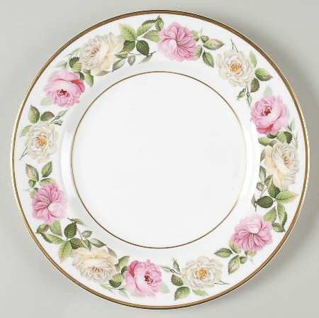 Royal Garden (Solid Inner Rings) Luncheon Plate