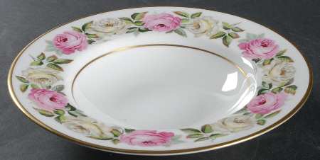 Royal Garden (Solid Inner Rings) Rim Soup Bowl