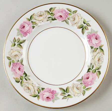 Royal Garden (Solid Inner Rings) Salad Plate