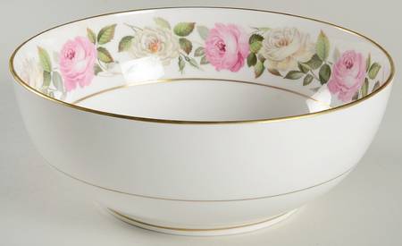 Royal Garden (Solid Inner Rings) 9" Salad Serving Bowl