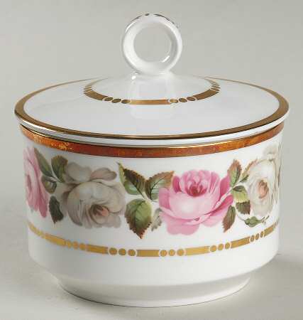Royal Garden (Dotted Inner Ring) Sugar Bowl & Lid
