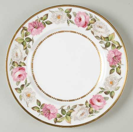 Royal Garden (Dotted Inner Ring) Luncheon Plate