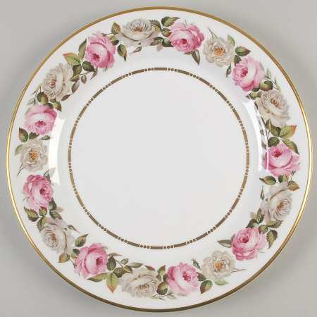 Royal Garden (Dotted Inner Ring) 12" Chop Plate (Round Platter)