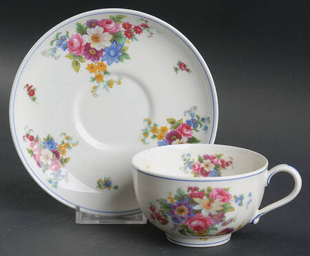 Roseland Flat Cup & Saucer Set