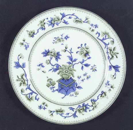 W8464-Green &amp; Blue by Royal Worcester