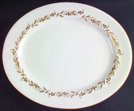 Saguenay 15" Oval Serving Platter