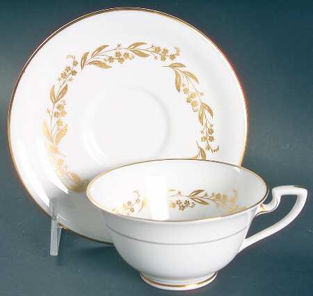 Saguenay Footed Cup & Saucer Set