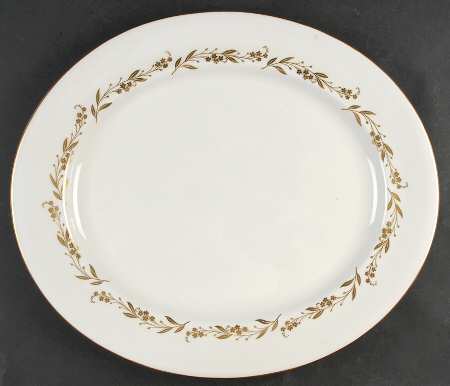 Saguenay 17" Oval Serving Platter