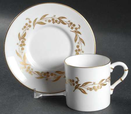 Saguenay Flat Demitasse Cup & Saucer Set