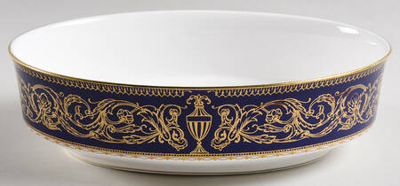 Sandringham Cobalt Blue 9" Oval Vegetable Bowl