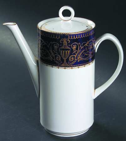 Sandringham Cobalt Blue Coffee Pot & Lid