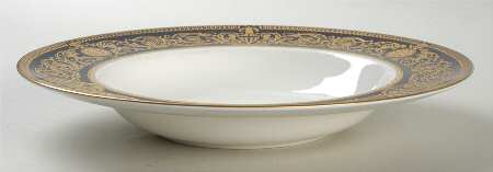 Sandringham Cobalt Blue Large Rim Soup Bowl