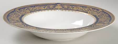 Sandringham Cobalt Blue Rim Soup Bowl