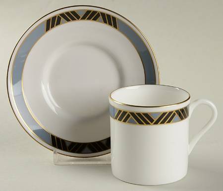 Savoy Flat Demitasse Cup & Saucer Set