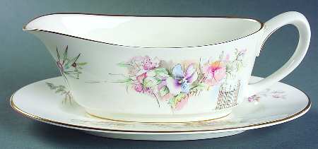 Secret Garden Gravy Boat & Underplate