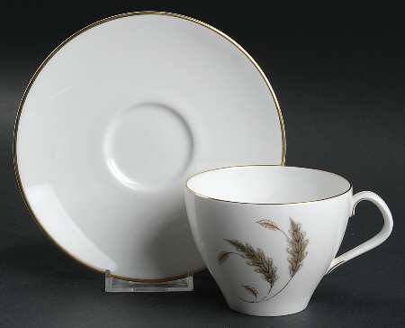 September Flat Cup & Saucer Set