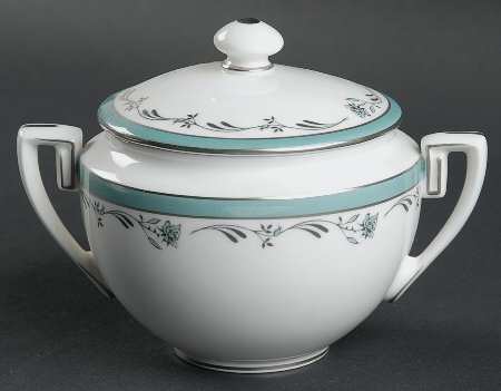 Sea Rose Sugar Bowl & Lid