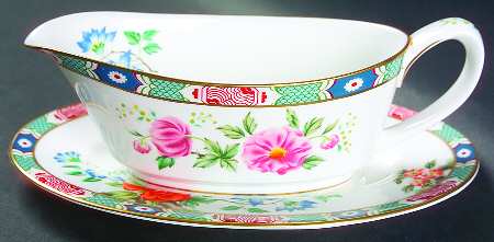 Shantung Gravy Boat & Underplate