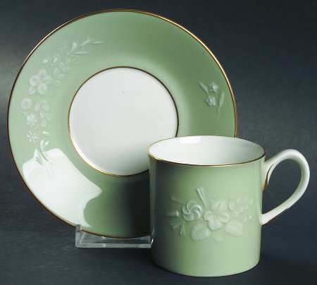 Sheraton Flat Demitasse Cup & Saucer Set
