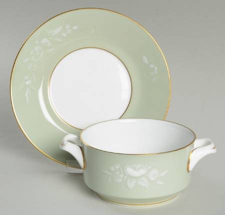 Sheraton Flat Cream Soup Bowl & Saucer Set
