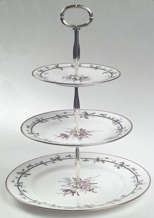 Sheridan 13 7/8"-14 1/4" 3-Tiered Serving Tray(DP,SP,BB) HC