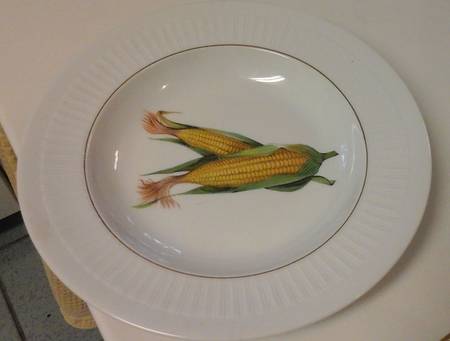 Shelton Orchard (Gold Verge) Rim Soup Bowl