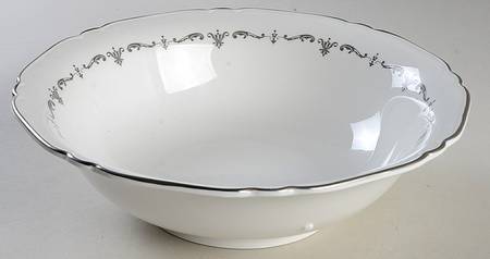 Silver Chantilly 9" Round Vegetable Bowl