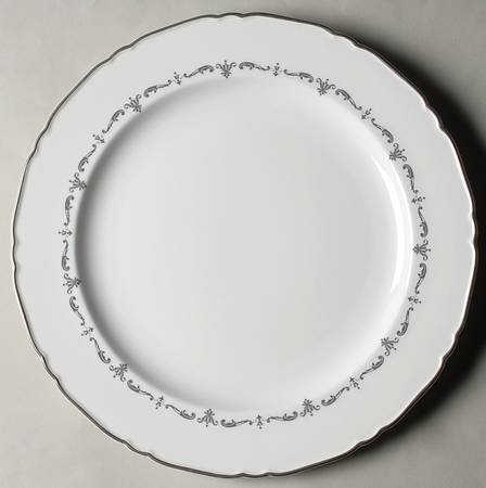 Silver Chantilly 12" Chop Plate (Round Platter)
