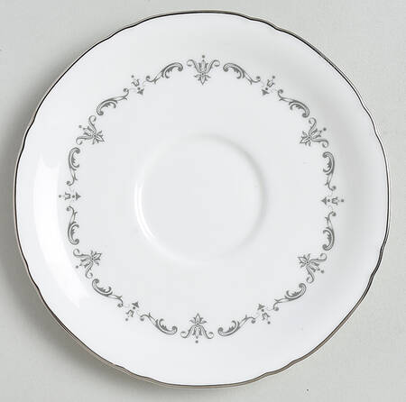 Silver Chantilly Saucer for Footed Cup by Royal Worcester