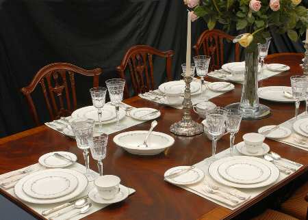 Silver Chantilly 45 Piece Estate Set