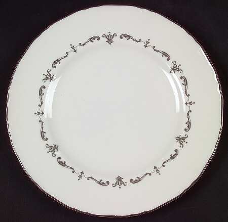 Silver Chantilly Salad Plate by Royal Worcester