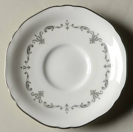Silver Chantilly Saucer for Demitasse Cup by Royal Worcester