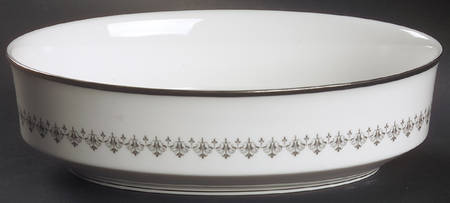 Silver Frost 9" Oval Vegetable Bowl