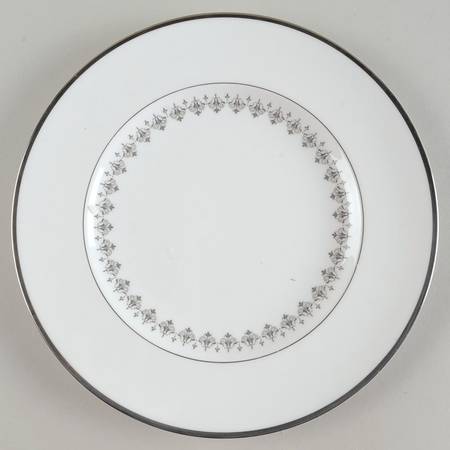 Silver Frost Luncheon Plate