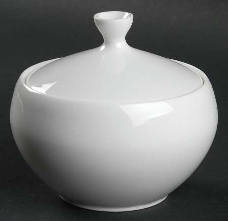 Snow (Z2697, No Trim) Sugar Bowl & Lid